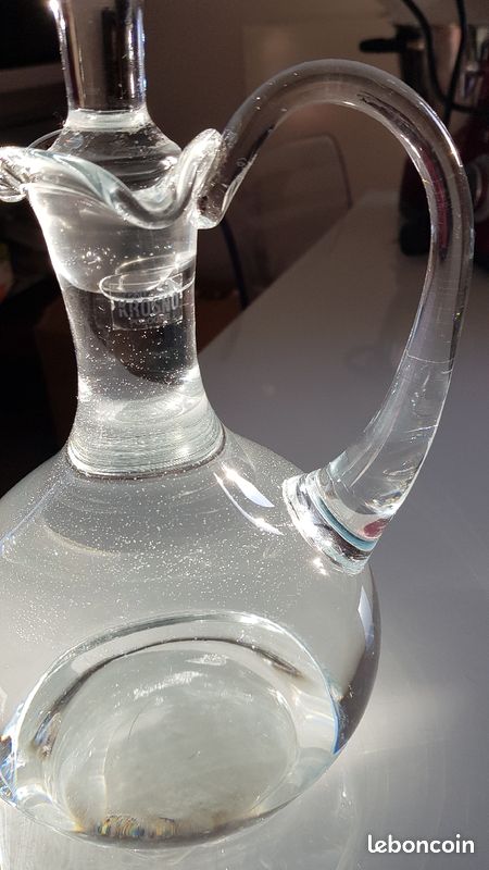 Carafe Cristal Krosno fait mains (image 4)