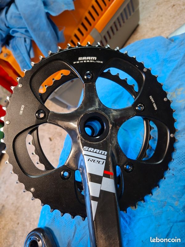 Pédalier SRAM Force 1 Carbone 42T BB30/PF30 Pour Vélo Route, Cyclocross, Gravel