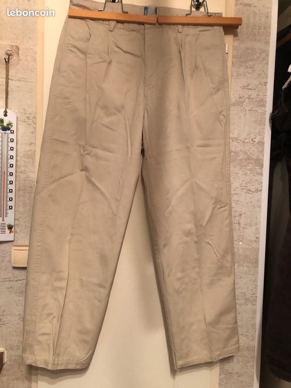 Pantalon homme beige xxl (image 3)