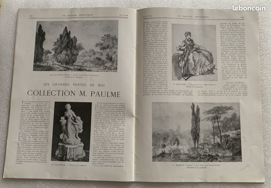Le Gaulois artistique 32 1929, Art suédois, Tapisserie, P. W..., M. Paulme (image 7)