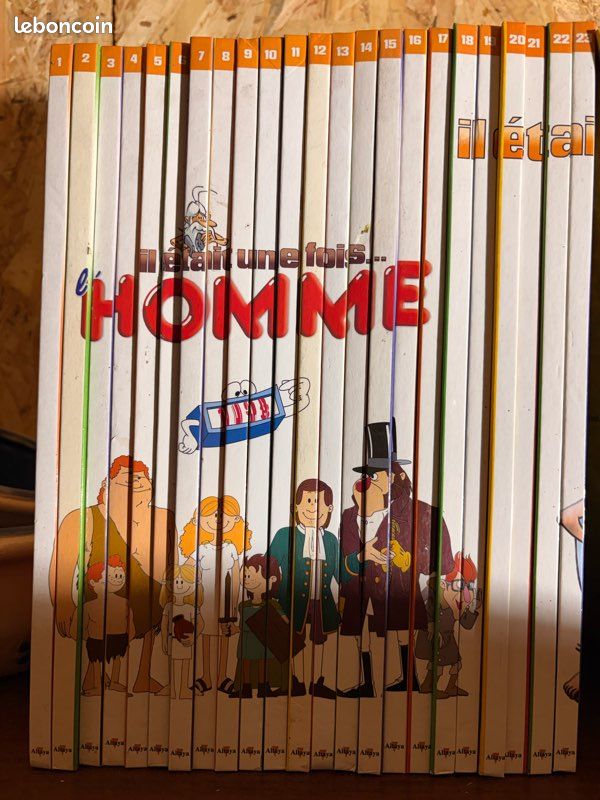 Lot de 26 BD «il était une fois l’Homme » (image 3)