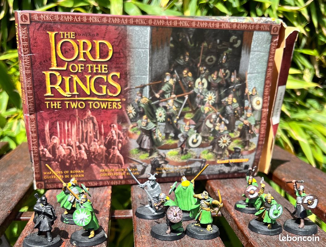 Lot De 8 Figurines Métal Games Workshop - Le Seigneur Des Anneaux, Très Bon état