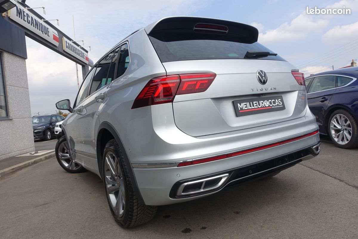 Tiguan E Hybride Rechargeable 245ch R-Line DSG Digital Cockpit/Toit ouvrant/Cuir chauffant/Grand Gps/Caméra 360°/Carplay/Accès confort/1°Main/Garantie 12 mois (image 15)