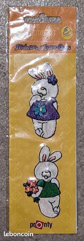 Ecussons enfant "lapin" (image 1)