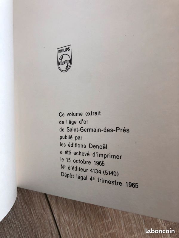 « l’âge d’or de saint Germain des prés » vinyles 33trs (image 6)