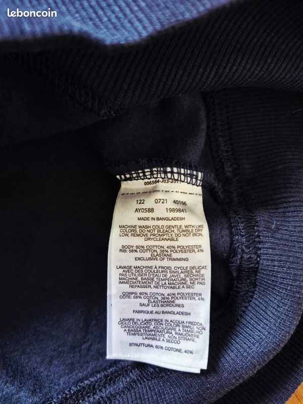 Pull imprime Columbia avec capuche | Taille XL enfant | Randonnée | Bleu marine (image 6)
