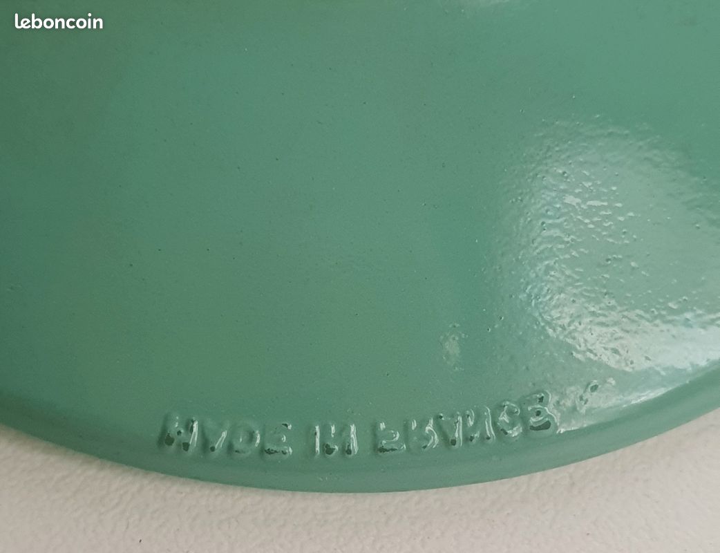 Plat De Service Ovale Vintage Duralex - Vert - Made In France