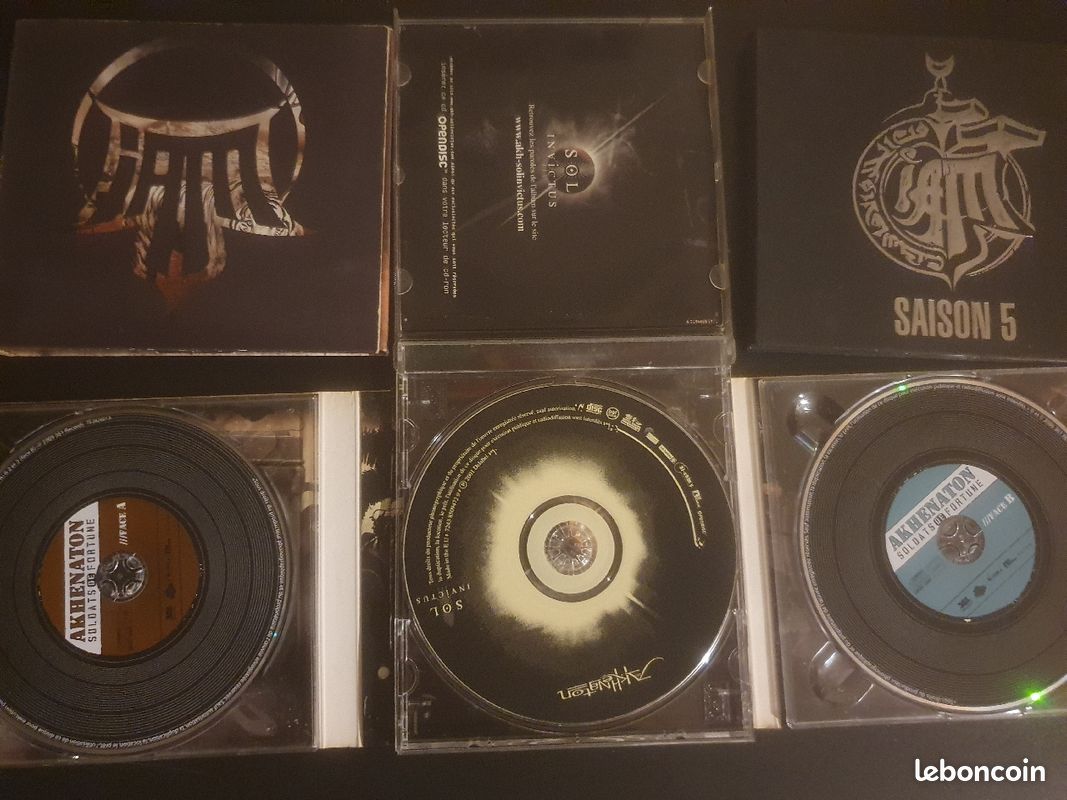 2 cd iam + 2 cd akhenaton + livre la face b akhenaton (image 3)