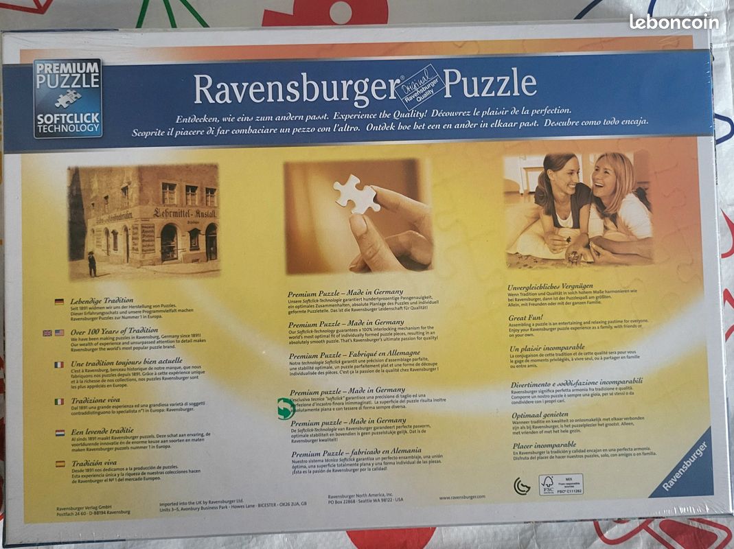 Puzzle Ravensburger Le récif de Corail 2000 pieces ( Neuf jamais déballer ) (image 2)