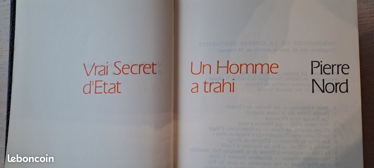 Don 13 ouvrages roman policier Pierre Nord (retrait avant le 19 août) (image 4)