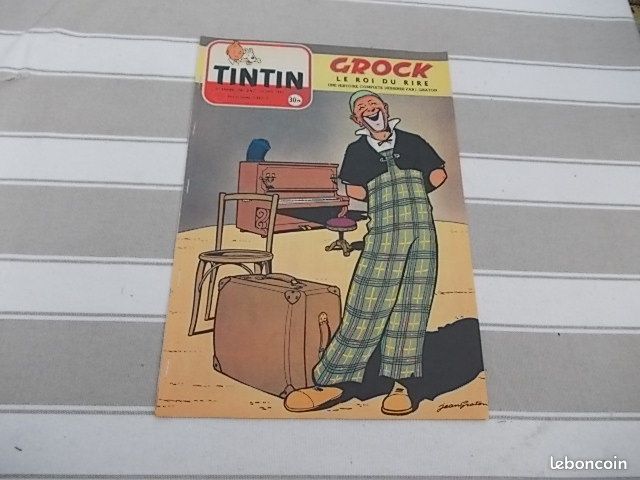 Bd TINTIN 347 DE 1955 - CROCK LE ROI DU CIRQUE - JEAN GRATON -MICHEL VAILLANT - HERGE (image 1)