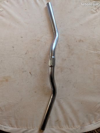 Guidon Vélo Ville Vintage Acier Chromé - Largeur 48 Cm - Look Rétro