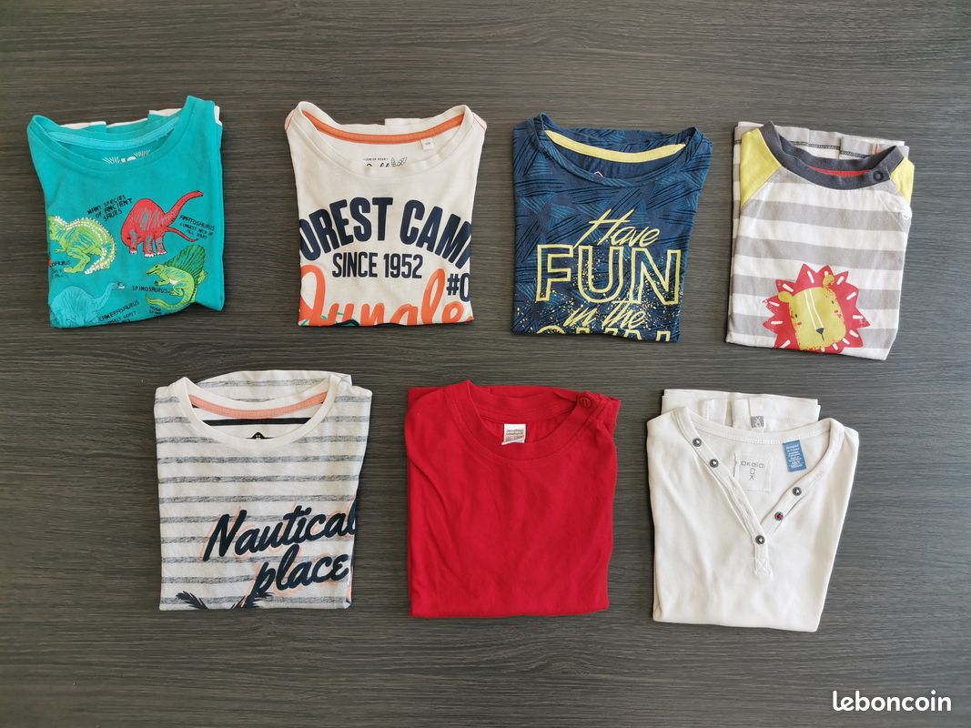 Lot de 24 vêtements taille 4 ans (image 1)