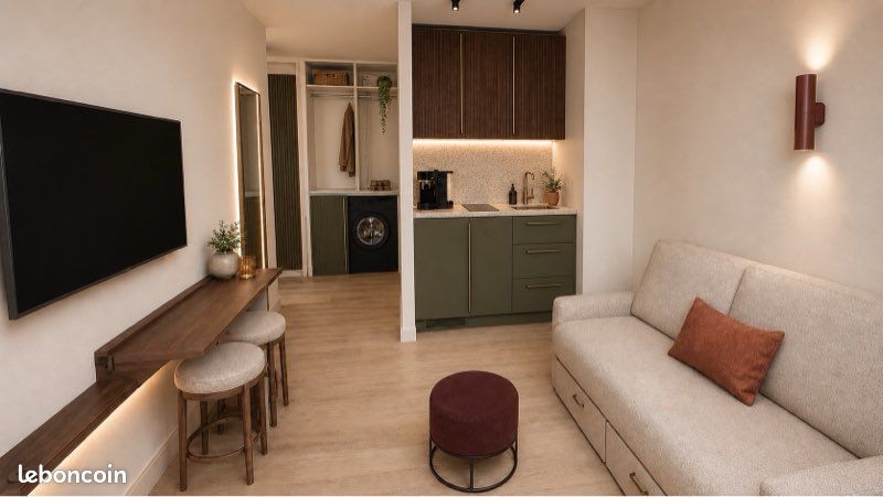 Appartement 1 pièce 15 m² · à Grenoble · 15 m² · 580 €/mois