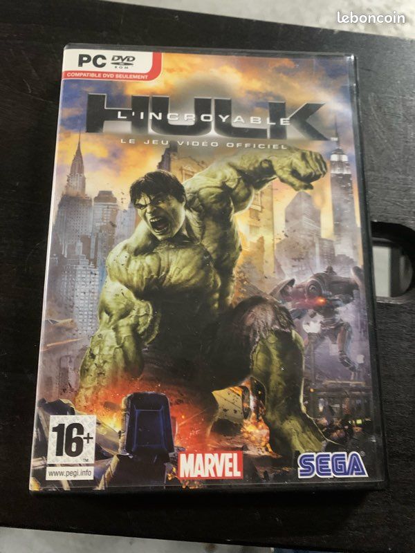 Jeu PC Marvel Hulk - Édition 2003, Très Bon état, Boîte Et Instructions Incluses
