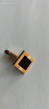 Paire De Boutons De Manchettes - Plaqué Or Avec Poinçon - Vintage/Occasion - Pour Chemise Habillée