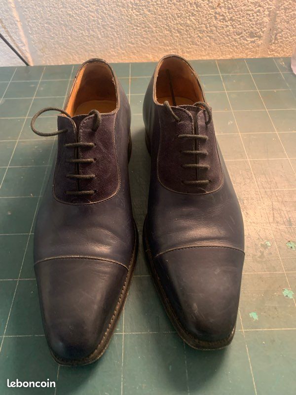 Chaussures bleu foncé Loding Richelieu Chaussures