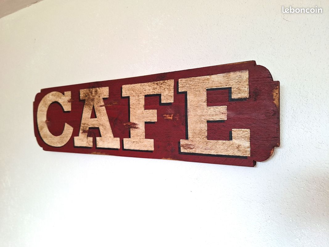 Plaque en bois « FRESHLY BOO'D COFFEE