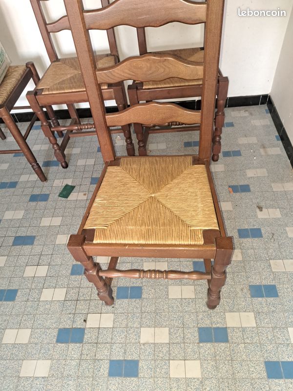 Table en chene et chaises (image 1)