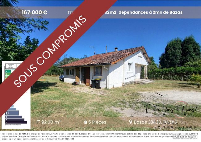 Maison 5 pièces 92 m²