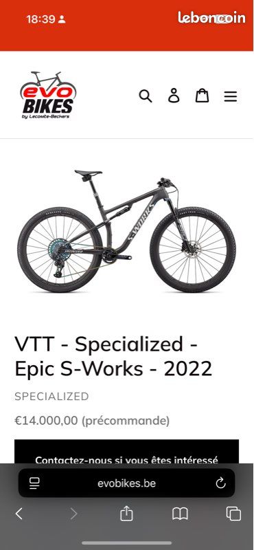 Specialized Epic s’works (image 2)