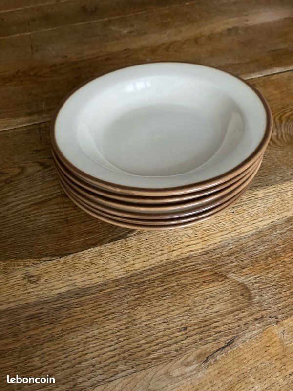 6 assiettes creuses (image 1)