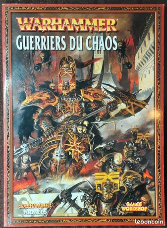 Warhammer Livre d'armée Guerrier du chaos v7 (2008) FR