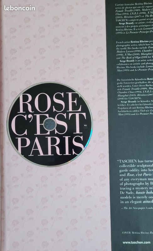 Bettina Rheims/Serge Rose, c'est Paris Livres
