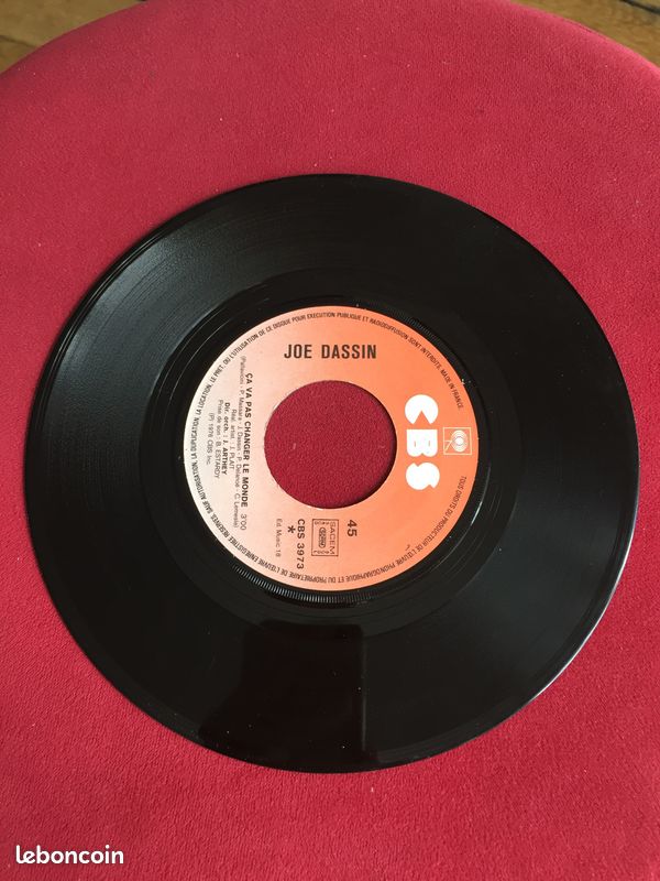 Disque Vinyle 45T Joe DASSIN (image 3)