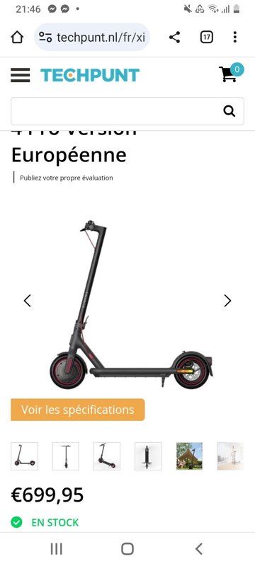 Xiaomi Electric Scooter 4 Pro Version Européenne - TechPunt