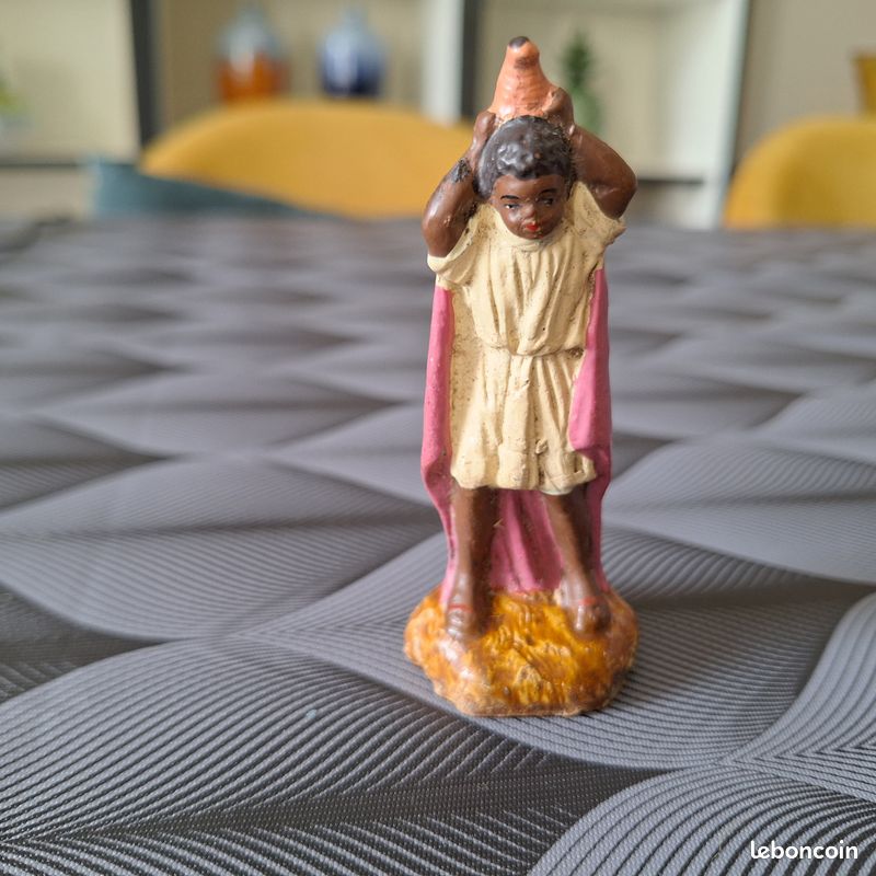 Les 3 grands santons (H59 cm) de Teresa - Crèche et santon