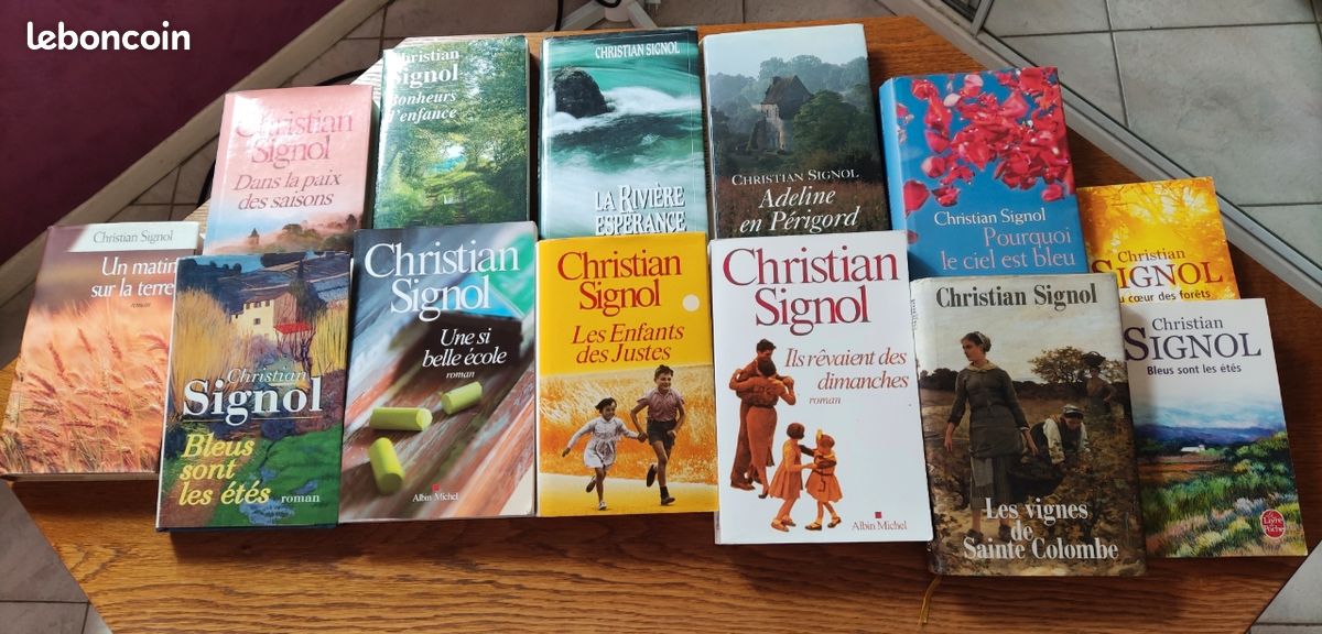 Lot livres Christian Signol (image 1)