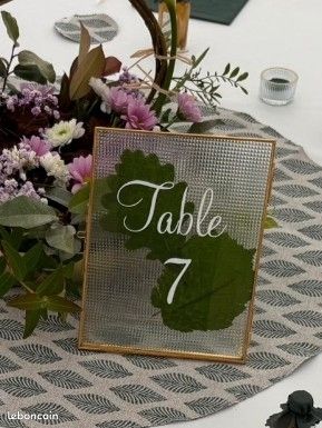 Cadre numéro de table (image 1)
