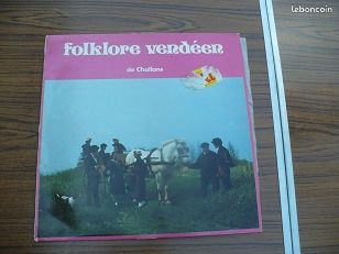 Disque 33 Tours Folklore Vendéen de Challans (image 1)