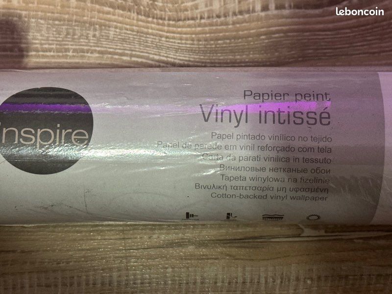 2 rouleaux papier peint brique blanc (image 3)