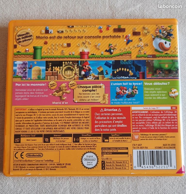 Jeu Nintendo 3DS New super mario bros 2 (image 2)