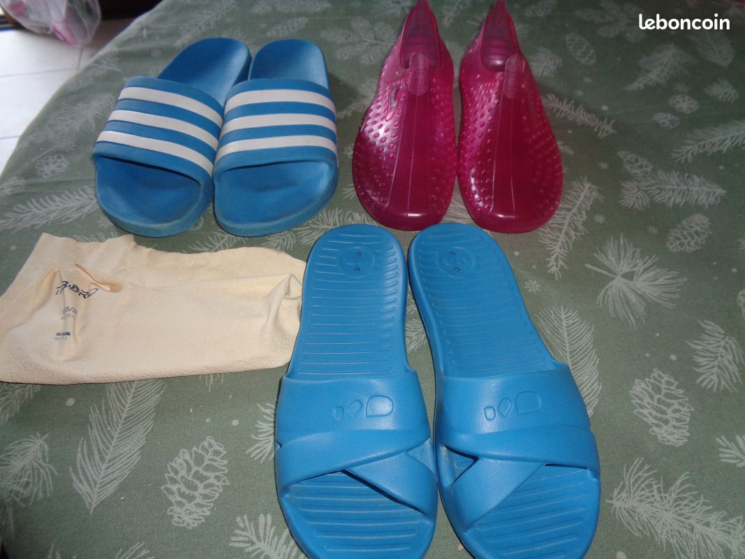 Lot de 4 paires chaussures piscine P 38 (image 2)