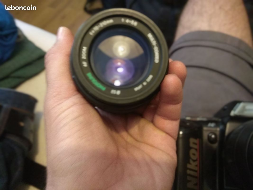 Nikon f-401s objectifs 52mm et 58 mm flash (image 2)