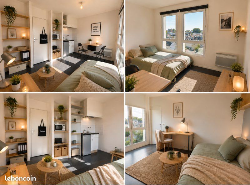 Appartement 1 pièce 18 m² · à Tours · 18 m² · 470 €