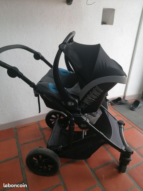 Poussette 3 en 1 Kinderkraft Moov - complète - bon état (image 16)