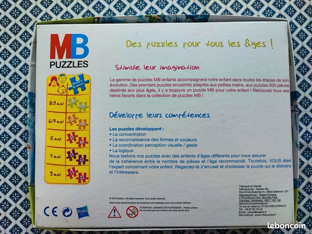 Puzzle 100 pièces 6 ans + (image 2)