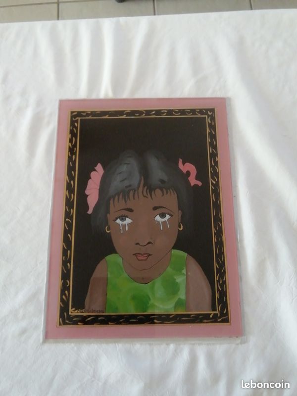 Peinture sur verre Sénégal (image 1)