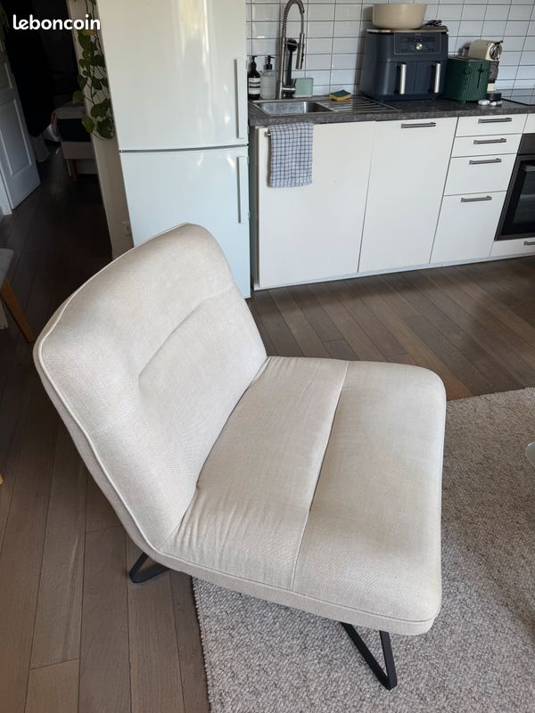 Fauteuil tissu pur lin, Helma Ampm (image 4)