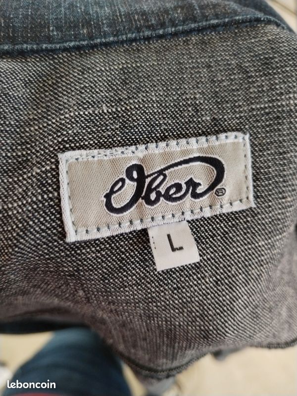 Veste Denim Ober vintage . Taille L (image 8)
