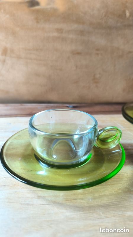 Tasse à café et sous-tasse vésuvio terra 12 cl (lot de 6