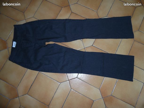 Pantalon stretch pimkie gris anthracite taille 40 (image 1)
