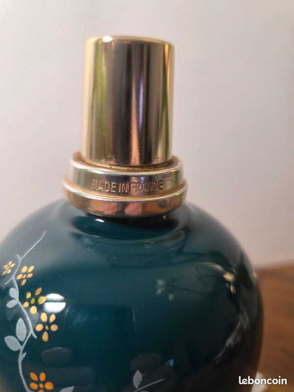Lampe Berger Faience Decor De Fleur Cp Limoges
