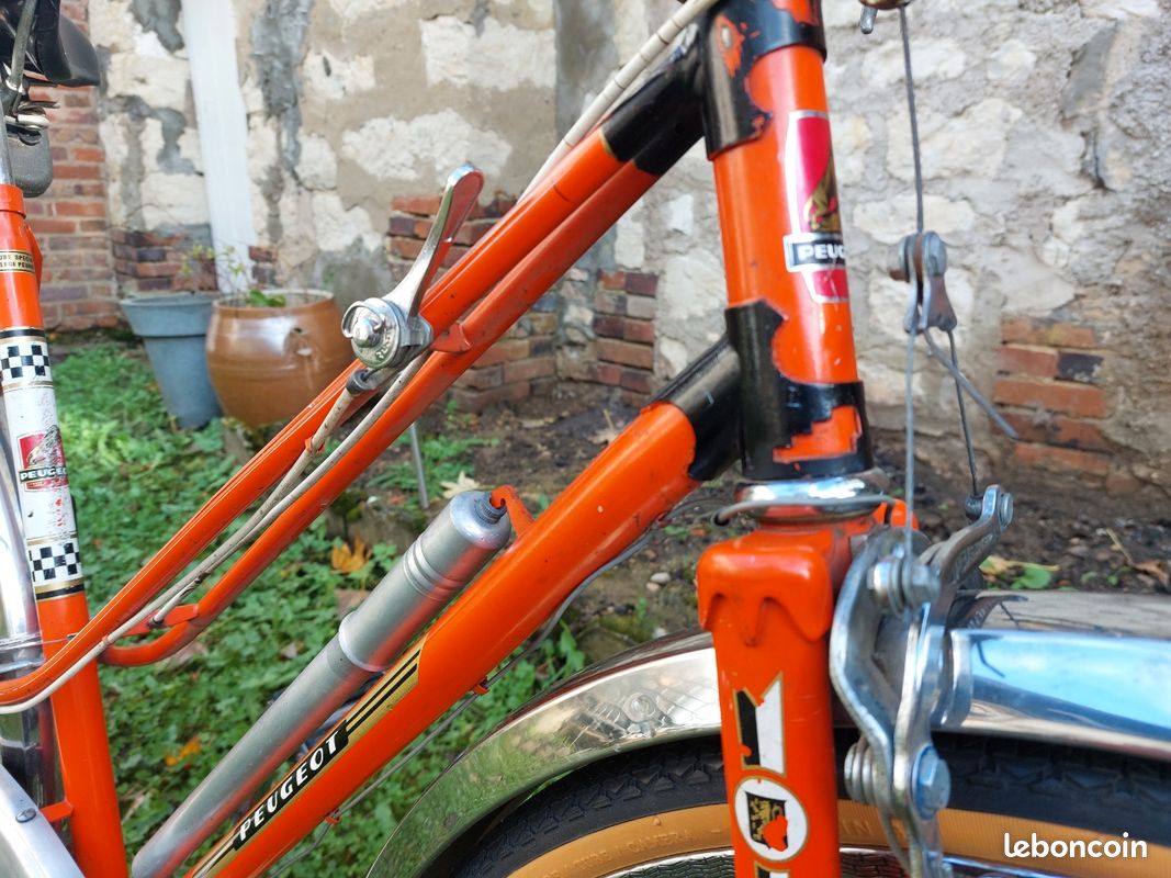 Vélo Vintage Peugeot PX45 Luxe En état De Marche - 650B, 5 Vitesses, Cadre Vert