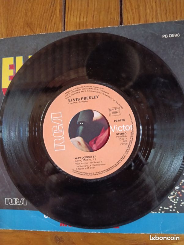 45 tours vinyle Elvis Presley (image 3)