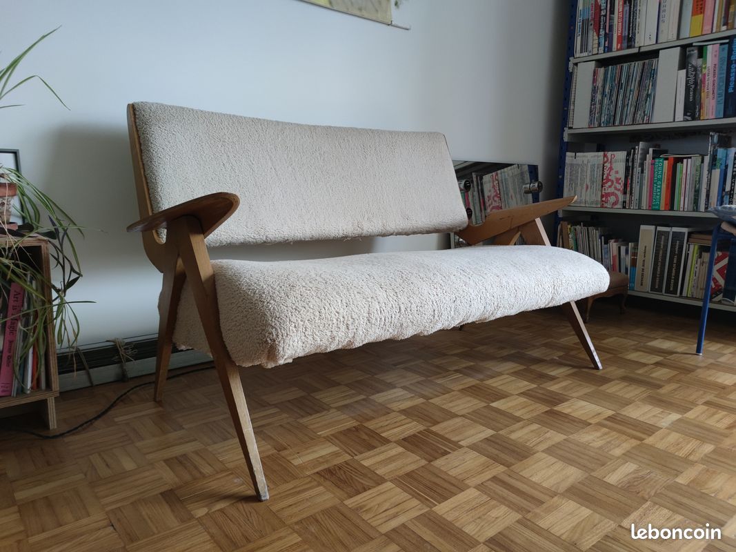 Canapé vintage style scandinave (image 1)